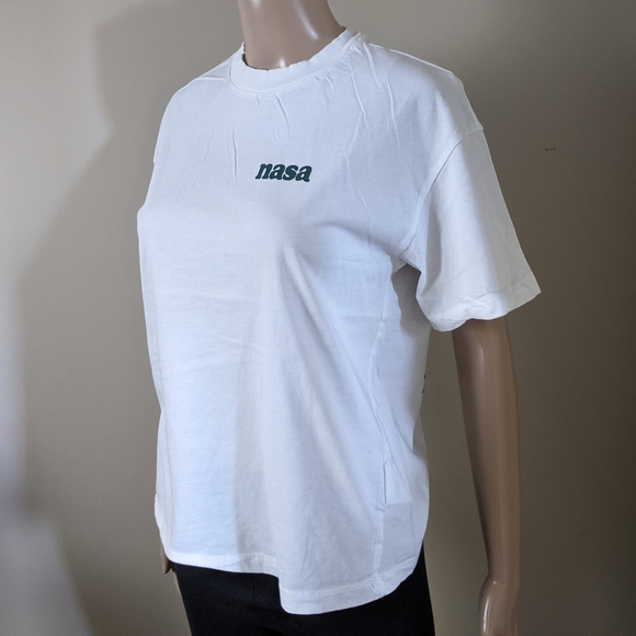 NASA Comet Space White T-Shirt, Women's XS - Picture 3 of 4